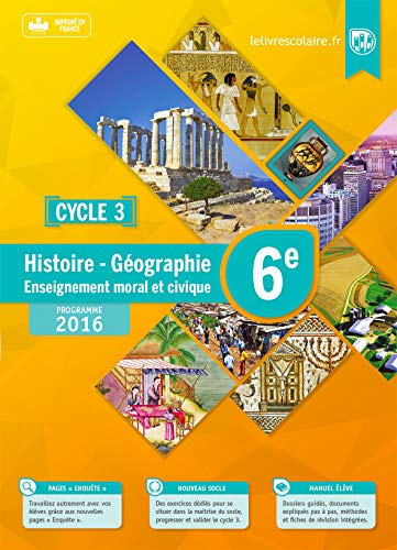 Histoire Géographie EMC 6e - Cycle 3